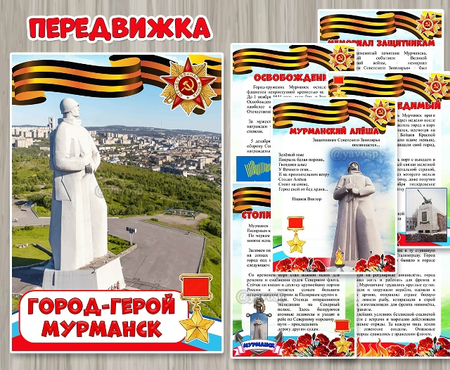 Папка-передвижка «Город-герой Мурманск»