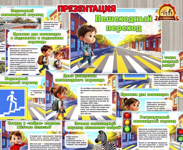 Презентация «Пешеходный переход»