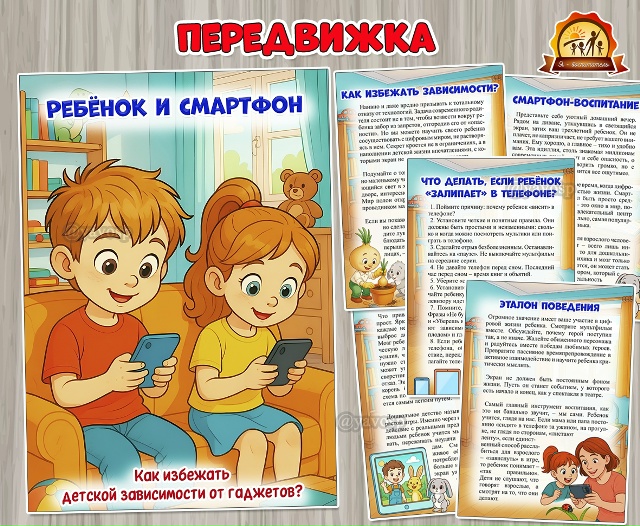 Ребенок и смартфон