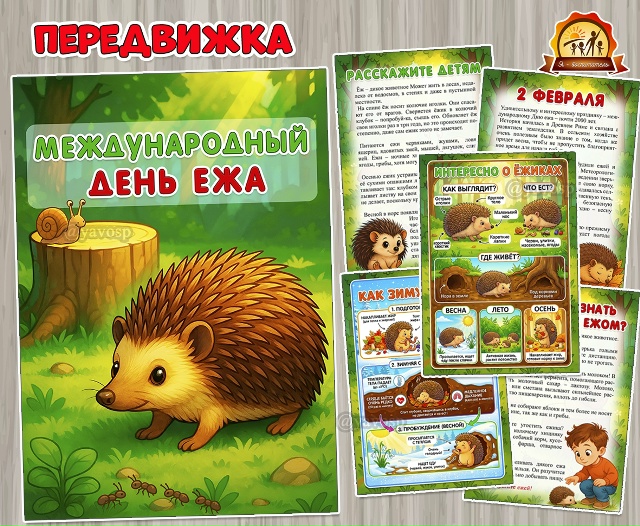 2 февраля – Международный день ежа