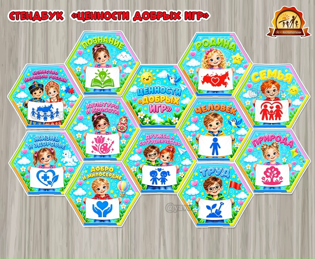 Стендбук «Ценности Добрых игр»