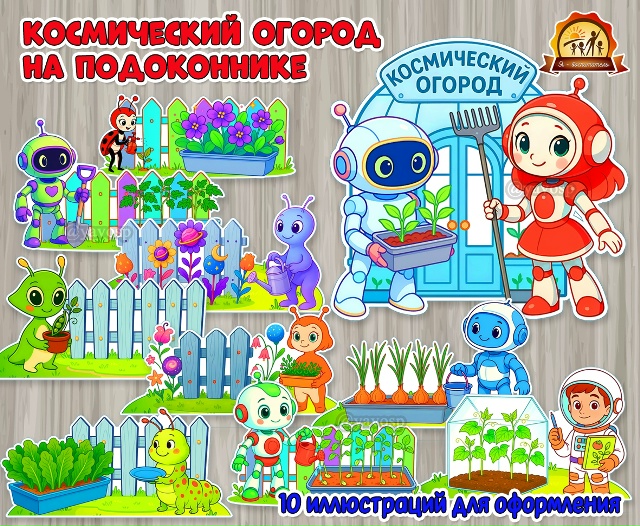 Оформляем «Космический огород» на подоконнике