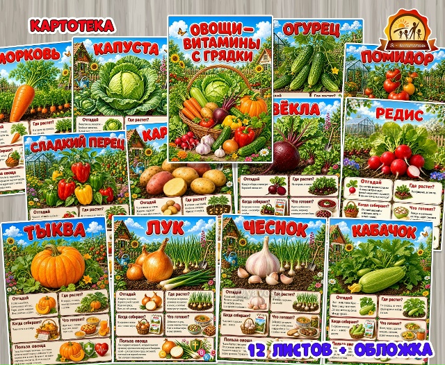 Овощи — витамины с грядки