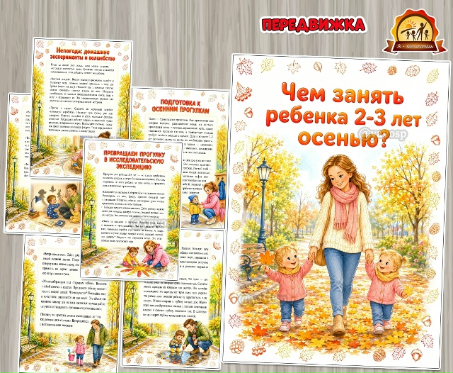 Чем занять ребенка 2-3 лет осенью?