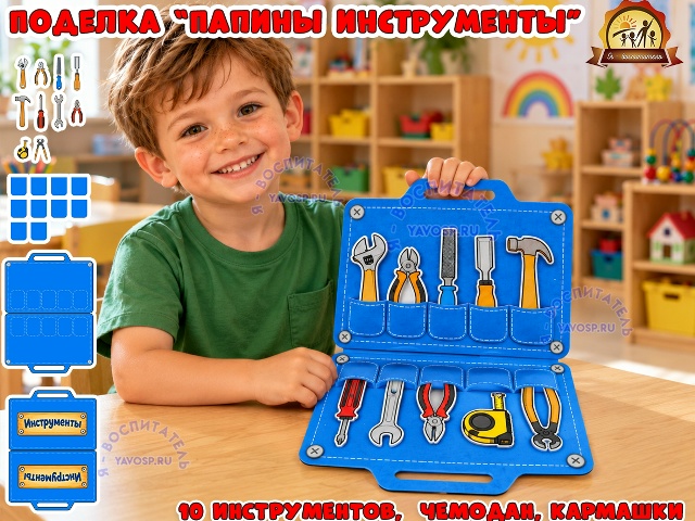 Поделка "Папины инструменты"
