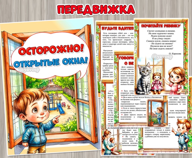 Осторожно! Открытые окна!