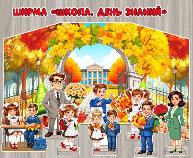 Ширма «Школа. День знаний».
