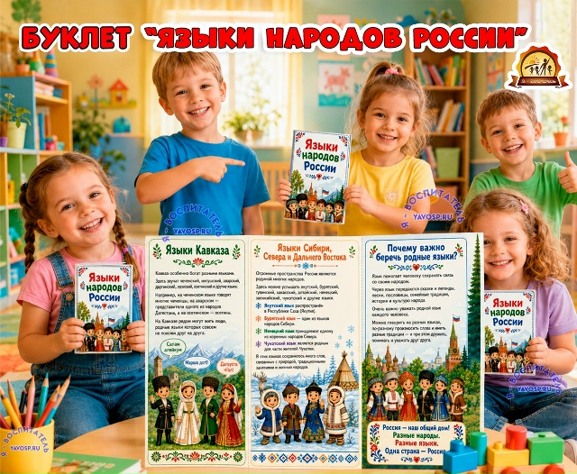 Буклет "Языки народов России"