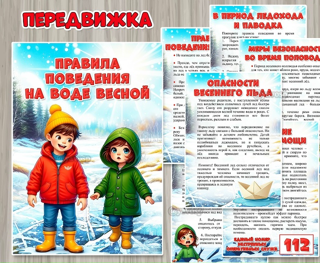 Информация для родителей «Правила поведения на воде весной».