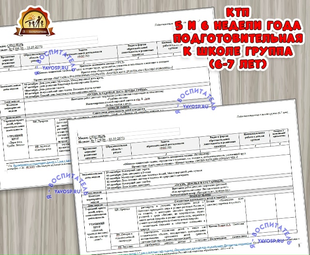 КАЛЕНДАРНО-ТЕМАТИЧЕСКИЙ ПЛАН ОБРАЗОВАТЕЛЬНОЙ ДЕЯТЕЛЬНОСТИ В ПОДГОТОВИТЕЛЬНОЙ К ШКОЛЕ ГРУППЕ