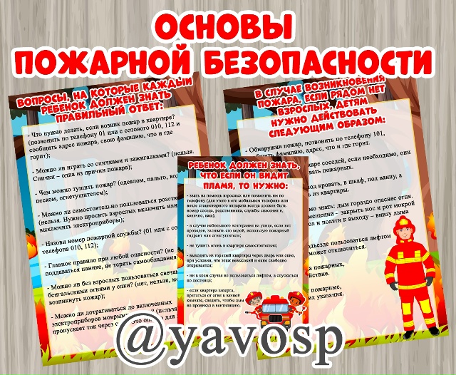 Основы пожарной безопасности