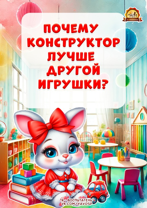 Почему конструктор - лучше другой игрушки?