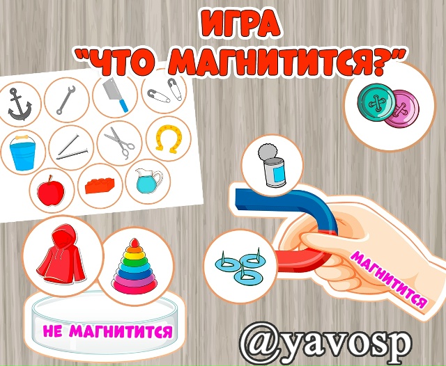 Дидактическая игра "Что магнитится?"