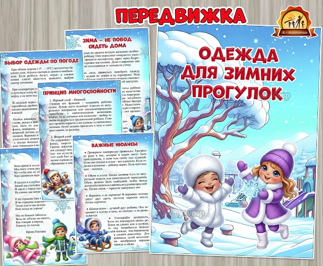 Консультация для родителей «Одежда для зимних прогулок»