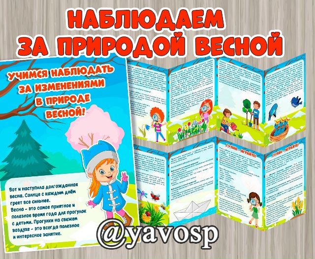 Учимся наблюдать за изменениями в природе.