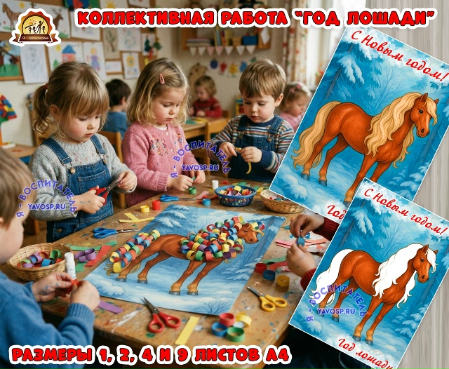 Коллективная работа "Год лошади"