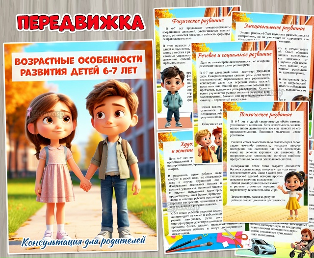 Возрастные особенности развития детей 6-7 лет